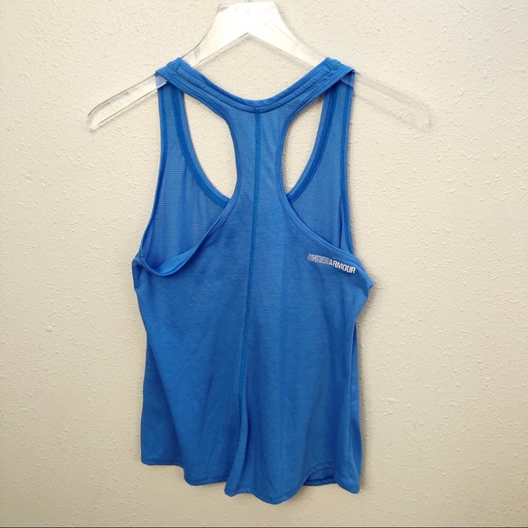 Under Armour Racerback Blue Tank Top Sz M? - Picture 3 of 3